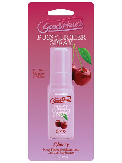 GoodHead Pussy Licker Spray - Cherry - Cherry Flavoured Spray - 29 ml Bottle