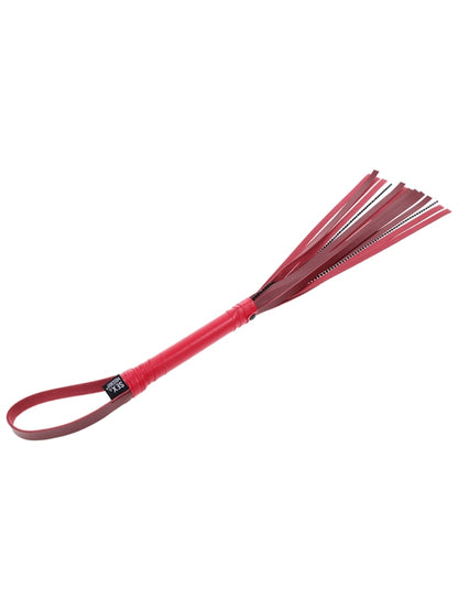 S&M Exs & Ohs Crystal Flogger - Red Flogger Whip