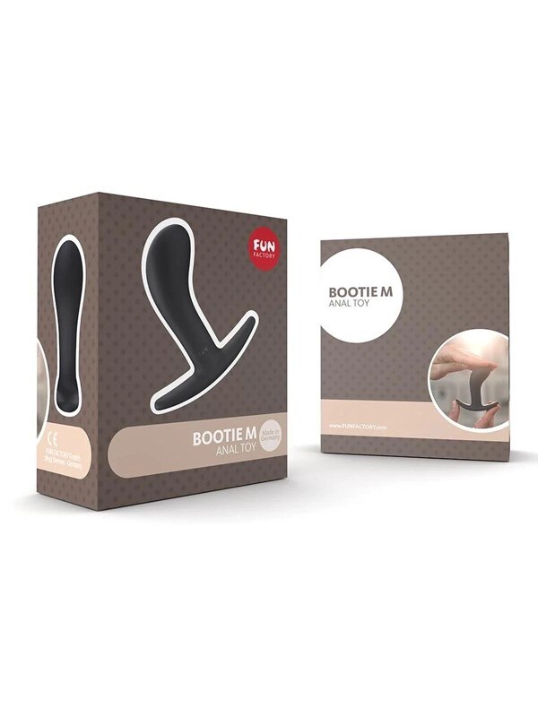 Fun Factory BOOTIE M black - Black 9.3 cm Medium Butt Plug