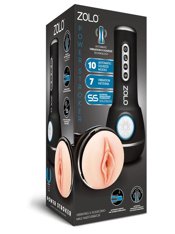 Zolo Power Stroker - Flesh USB Rechargeable Powered Masturbator