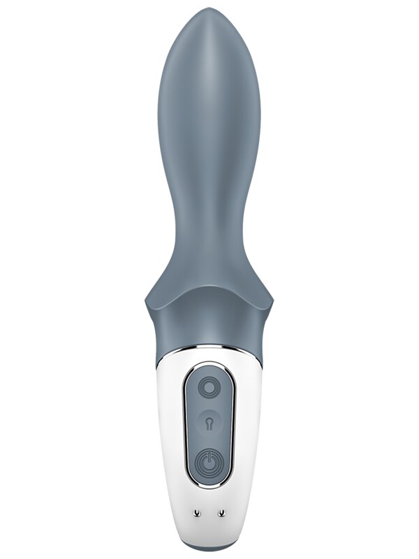Satisfyer Air Pump Booty 1 - Grey USB Rechargeable Inflatable Anal Vibrator