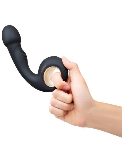Bodywand G-Play Vibrating Squirt Trainer - Black 17 cm USB Rechargeable Vibrator