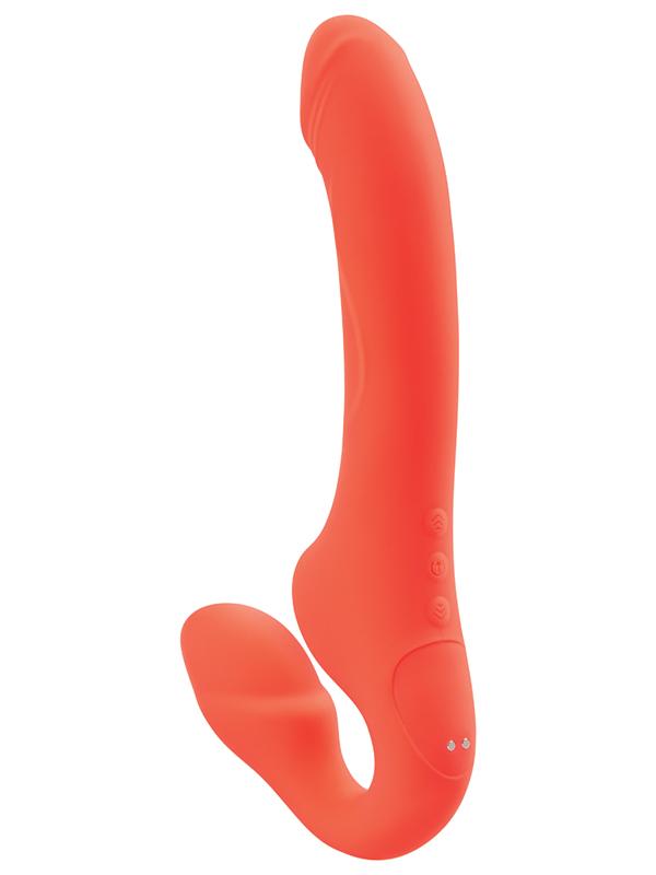 Bodywand ID Access Strapless Strap-On - Orange 15.2 cm USB Rechargeable Strapless Strap-On