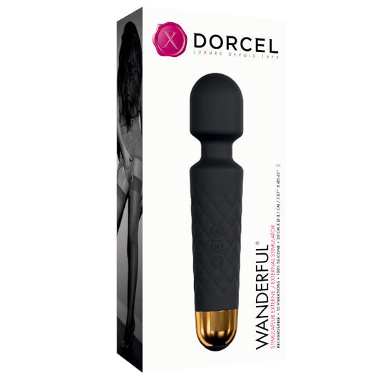 Dorcel Wanderful Rechargeable Clitoral Stimulator  Vibrator - Black