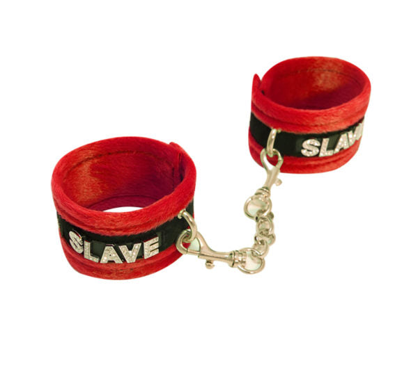 Han016B Fluffy DiamantÃ© Slave Wrist Restraints
