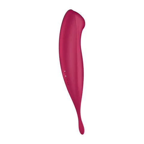 Satisfyer Twirling Pro+ App Control  Vibrator - Dark Red