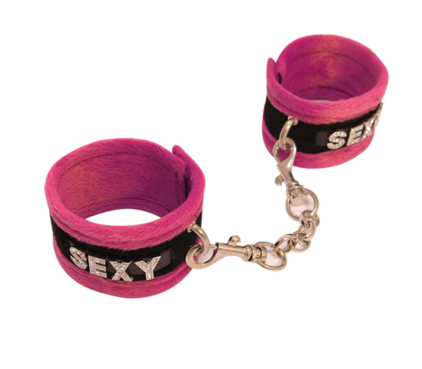 Han016A Fluffy Diamante Sexy Wrist Restraints