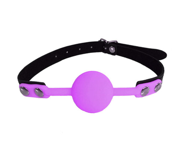 Gag006 Faux Leather Gag With Silicone Ball