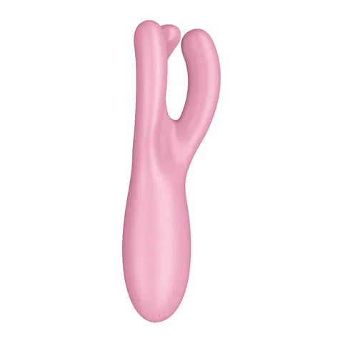 Satisfyer Threesome 4 App Control Stimulator - Pink
