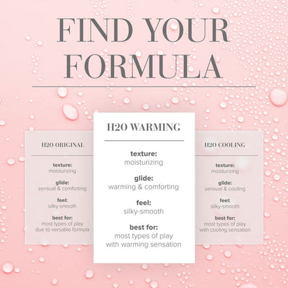 JO H2O Warming Lube - 60 mL - Water Based Warming Lubricant - 60 ml Bottle