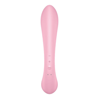 Satisfyer Triple Oh - Pink USB Rechargeable Rabbit Vibrator