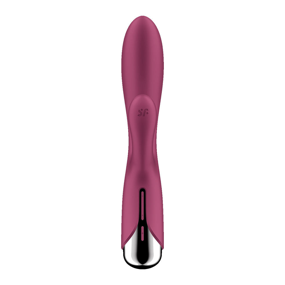 Satisfyer Spinning Rabbit 1 - Red - Red 20 cm USB Rechargeable Rotating Rabbit Vibrator