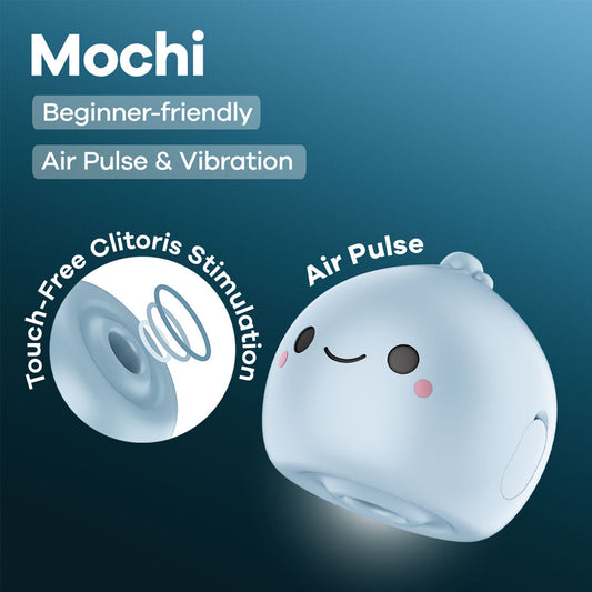 Satisfyer Mochi - Frost Blue - Frost Blue USB Rechargeable Air Pulse Stimulator