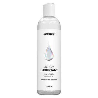 Satisfyer Juicy Lubricant 300 ml Naughty Neutral - Unscented Water Based Lubricant - 300 ml Bottle