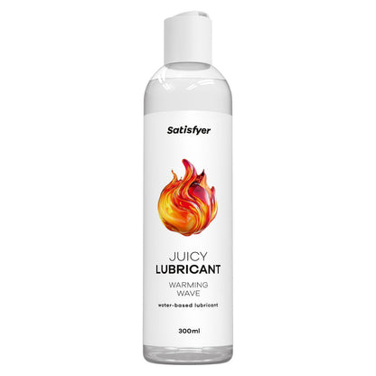 Satisfyer Juicy Lubricant 300 ml Warm Wave - Warming Water Based Lubricant - 300 ml Bottle