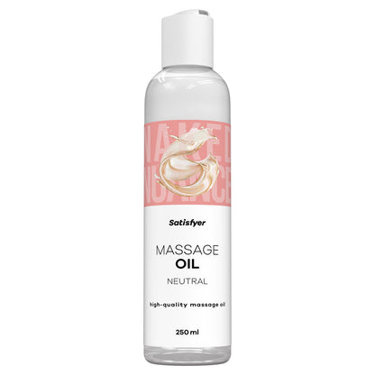 Satisfyer Massage Oil 250 ml Neutral - Unscented Massage Oil - 250 ml Bottle