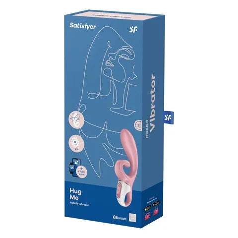 Satisfyer Hug Me Rabbit Vibe App Control - Turquoise