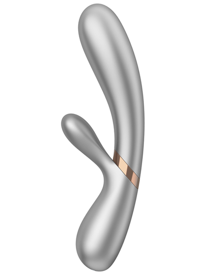 Satisfyer Hot Lover Silver/Champagne Incl. Bluetooth And App Rabbit Vibrator