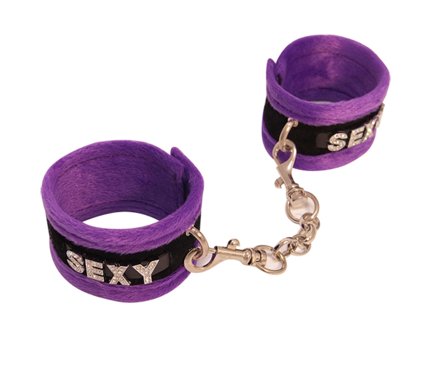 Han016A Fluffy Diamante Sexy Wrist Restraints