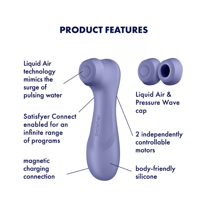 Satisfyer Pro 2 Generation 3 with App Control Powerful Vibrator - Lilac