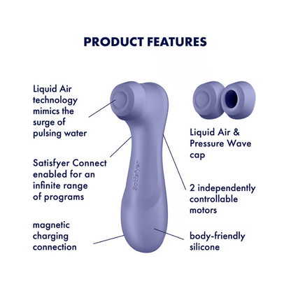 Satisfyer Pro 2 Generation 3 with App Control Powerful Vibrator - Lilac