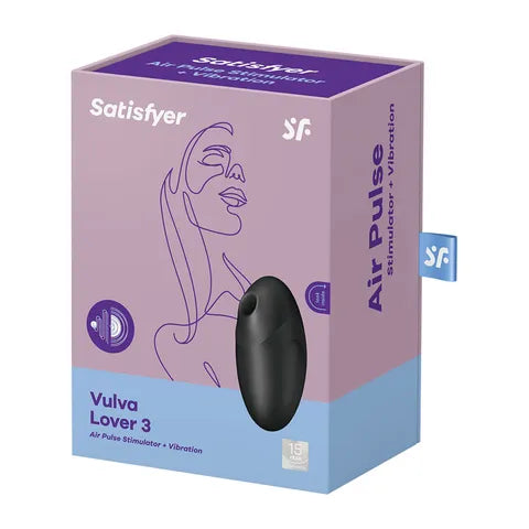 Satisfyer Vulva Lover 3 Vibrator - Black
