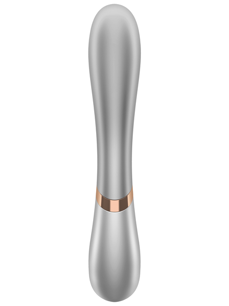 Satisfyer Hot Lover Silver/Champagne Incl. Bluetooth And App Rabbit Vibrator