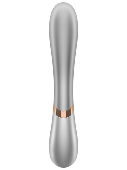 Satisfyer Hot Lover Silver/Champagne Incl. Bluetooth And App Rabbit Vibrator