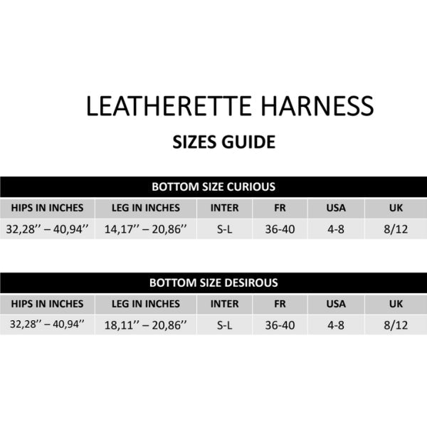 Strap-on-me Leatherette Harness Curious