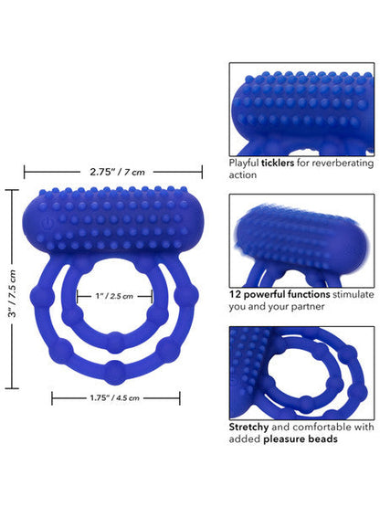 Silicone Rechargeable 10 Bead Maximus Ring