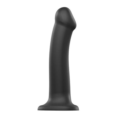 Strap On Me Dual Density Dildo Black Medium
