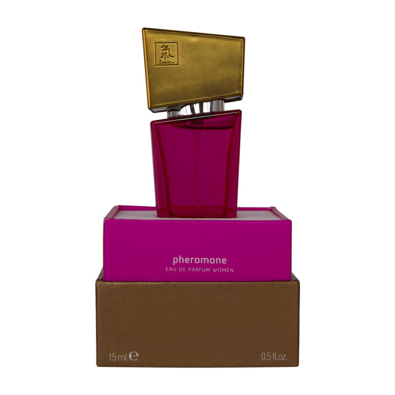 Shiatsu Pheromone Eau De Parfum Women - Pink - Pheromone Fragrance for Women - 15 ml