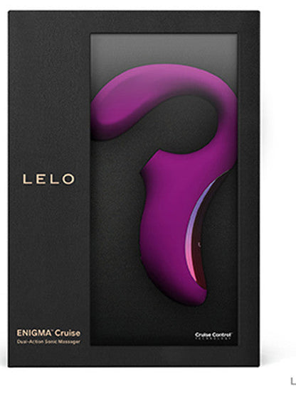 Lelo Enigma Cruise Dual Stimulator Powerful Intense Vibrations Sonic Massager - Black
