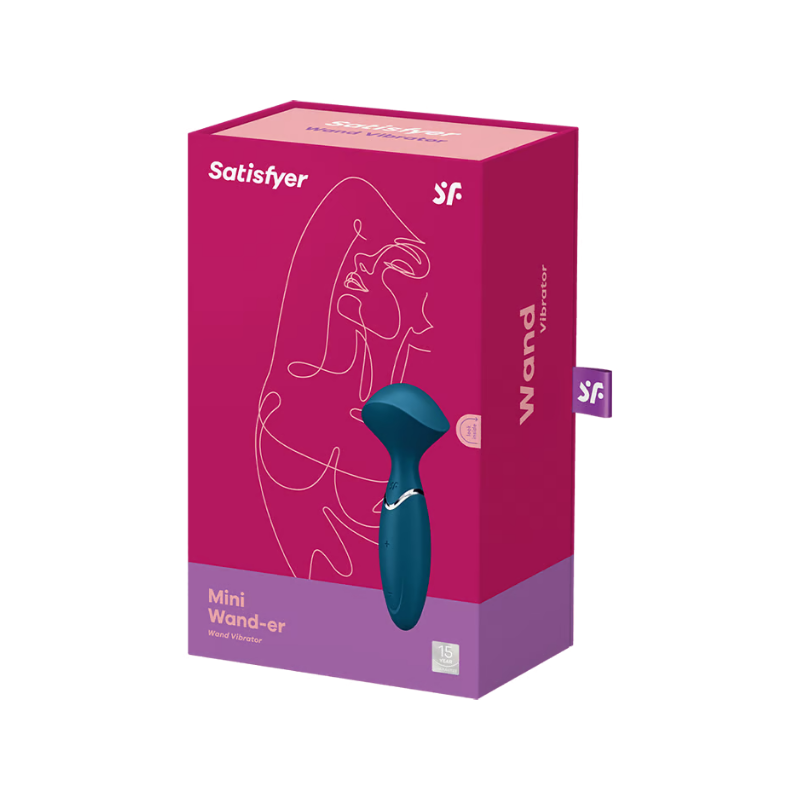 Satisfyer Mini Wand-er Vibrator - Blue
