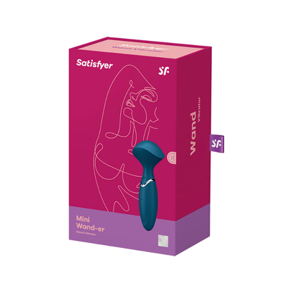 Satisfyer Mini Wand-er Vibrator - Blue