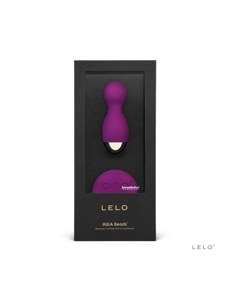 Lelo Hula Beads Vibrator Remote Controlled 8 Stimulation Modes 100% Rechargeable - Deep Rose