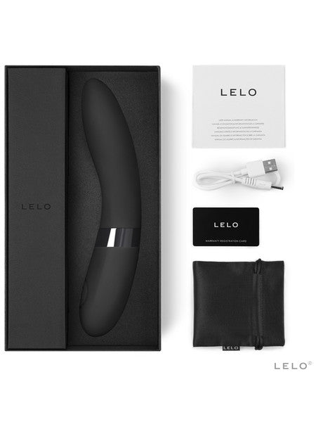 Lelo Elise 2 Powerful Vibrations Vibrator Personal Massager Stronger Stimulation - Black