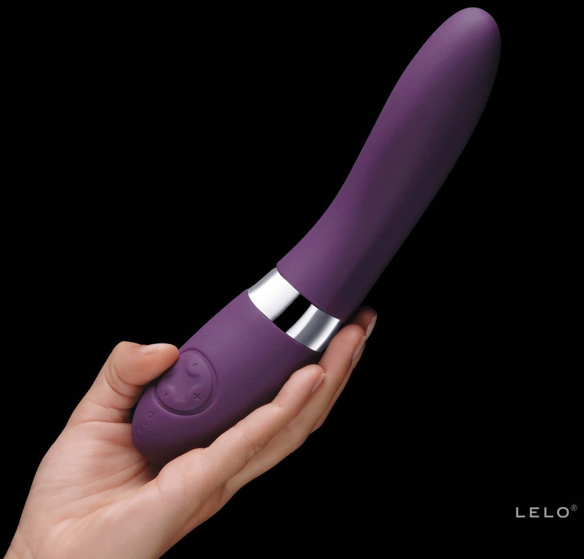 Lelo Elise 2 Powerful Vibrations Vibrator Personal Massager Stronger Stimulation - Black