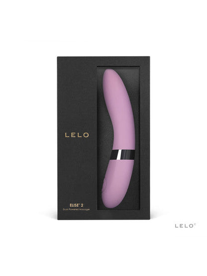 Lelo Elise 2 Powerful Vibrations Vibrator Personal Massager Stronger Stimulation - Black