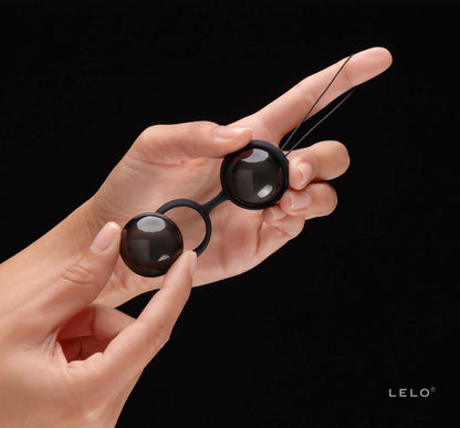 Lelo Luna Beads Noir Vibrator Ultra Safe Silicone Design
