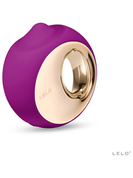 Lelo Ora 3 Luxurious Massager Vibrator Stimulator Ultra Smooth Rotating Node - Midnight Blue