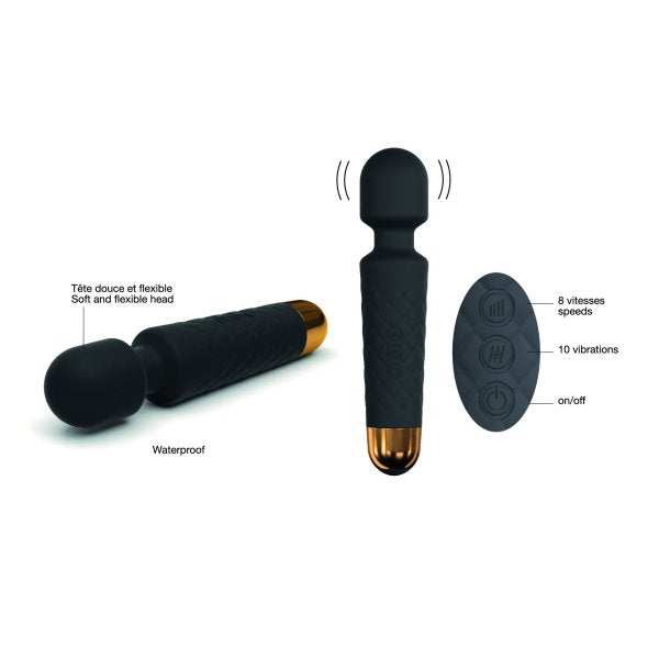 Dorcel Wanderful Rechargeable Clitoral Stimulator  Vibrator - Black
