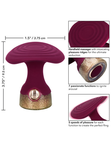 Starstruck Fantasy Uniquely Ribbed Handheld Massager w/ 35 Functions of Vibration