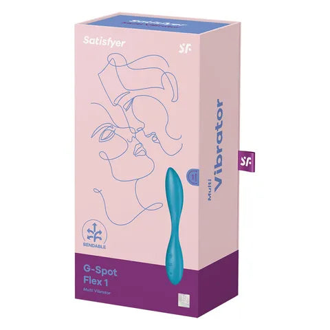 Satisfyer G-Spot Flex 1 Vibrator- Blue