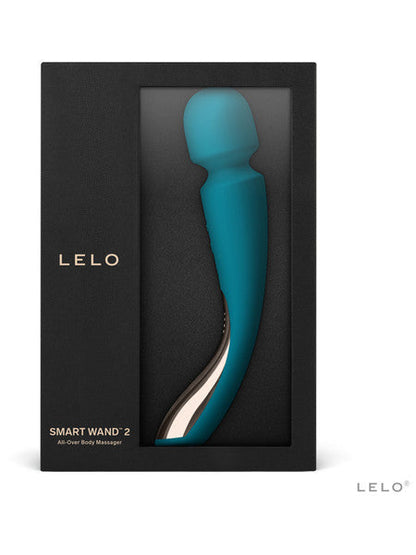 Lelo Smart Wand 2 Medium Luxurious Full Body Powerful Wand Massager Vibrator - Black
