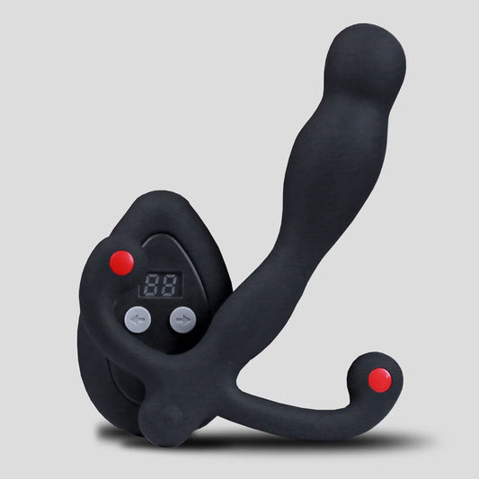 Aneros Eupho Syn V - Black USB Rechargeable Vibrating Prostate Massager with Remote