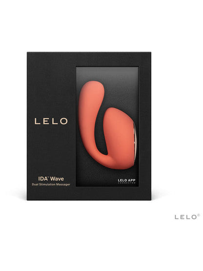 Lelo Ida Wave Powerful Vibrator Stimulator Massager Ultimate Comfort Body Safe Silicone - Black