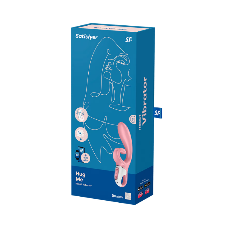 Satisfyer Hug Me Rabbit Vibe App Control - Pink