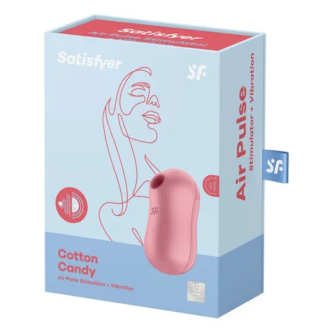 Satisfyer Cotton Candy Air Pulse - Light Red