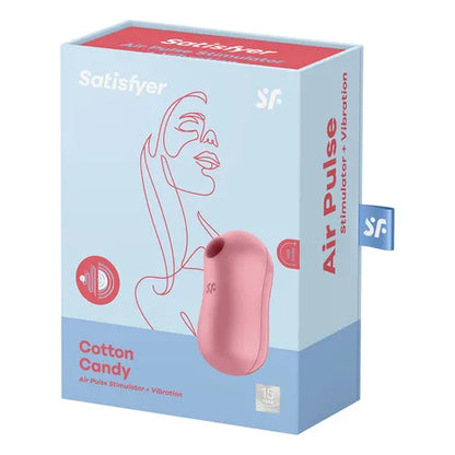 Satisfyer Cotton Candy Air Pulse - Light Red